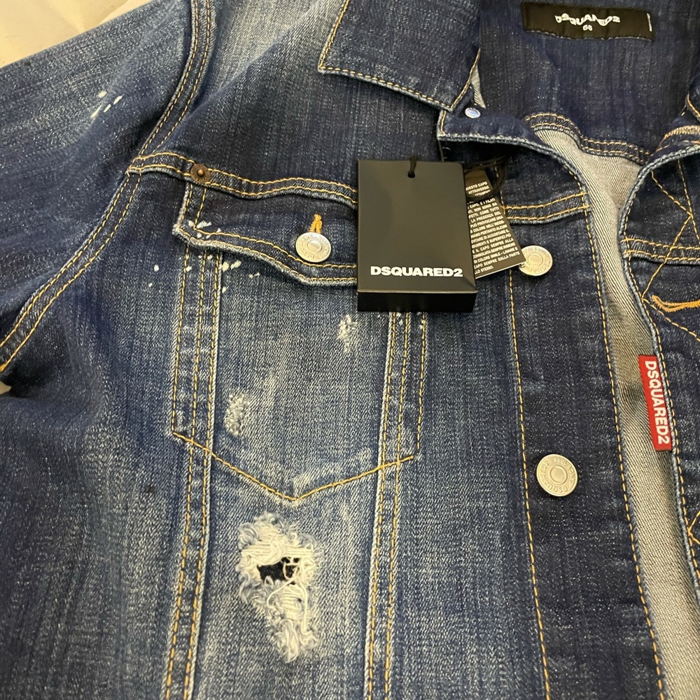 Dsquared2 Tidy Jean Jacket Size 56 / XL - Picture 7 of 11
